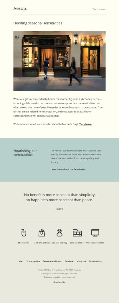Aesop Mother's Day