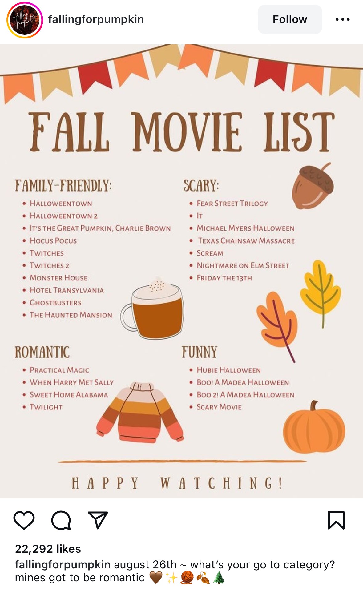 Falling For Pumpkin Halloween social media campaign