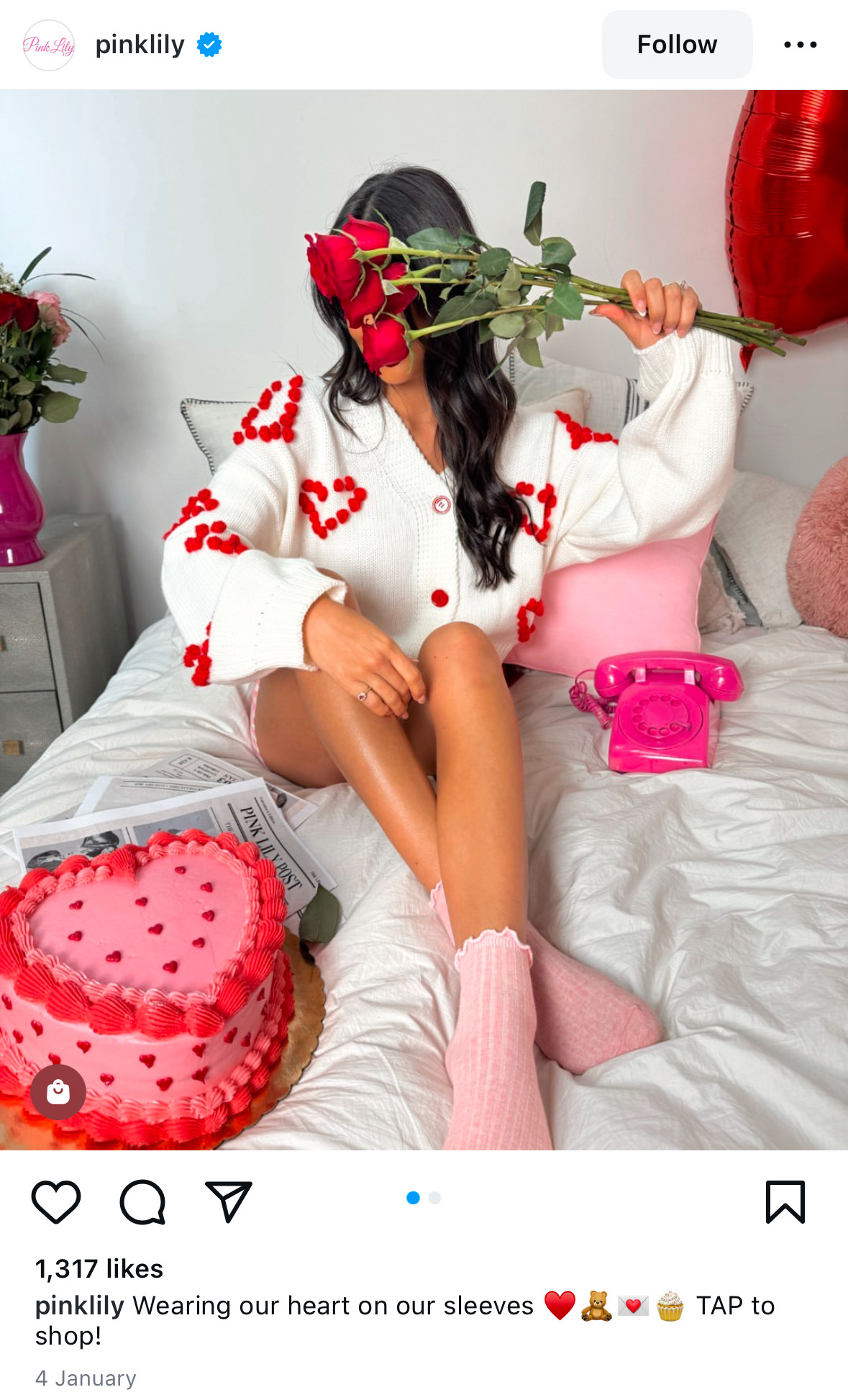 Pink Lily, Valentine’s Day social media campaign