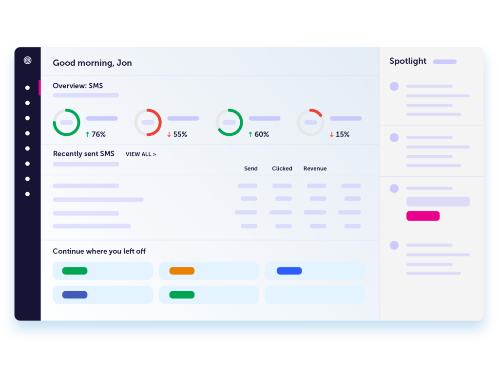 New welcome screen on Dotdigital